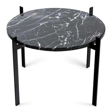 OX Denmarq Single Deck pöytä, musta marmori/musta