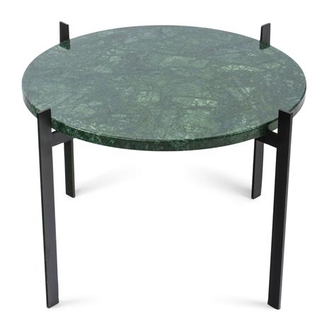 OX Denmarq Single Deck pöytä, vihreä marmori/musta