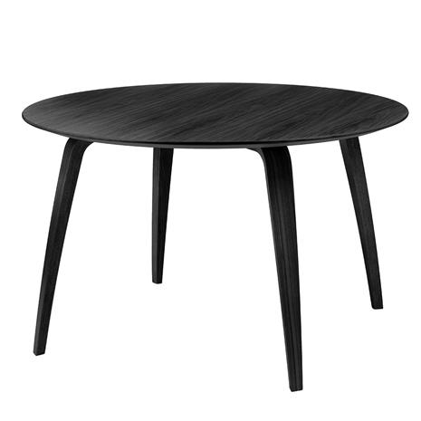 Gubi GUBI Ruokapöytä 120cm, Musta