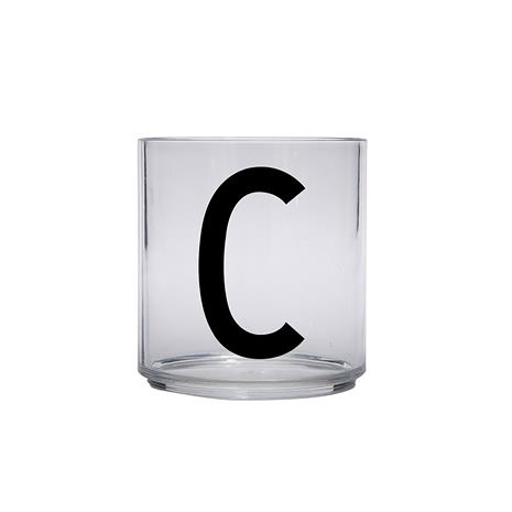 Design Letters Kids Personal Drinking Glass, C
