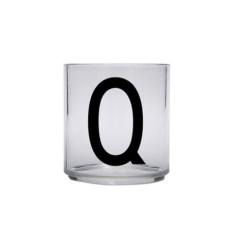 Design Letters Kids Personal Drinking Glass, Q