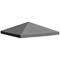 vidaXL Huvimajan katto 310 g / mÂ² 3x3 m harmaa – kuva 2