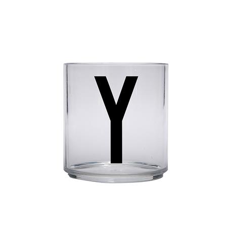 Design Letters Kids Personal Drinking Glass, Y
