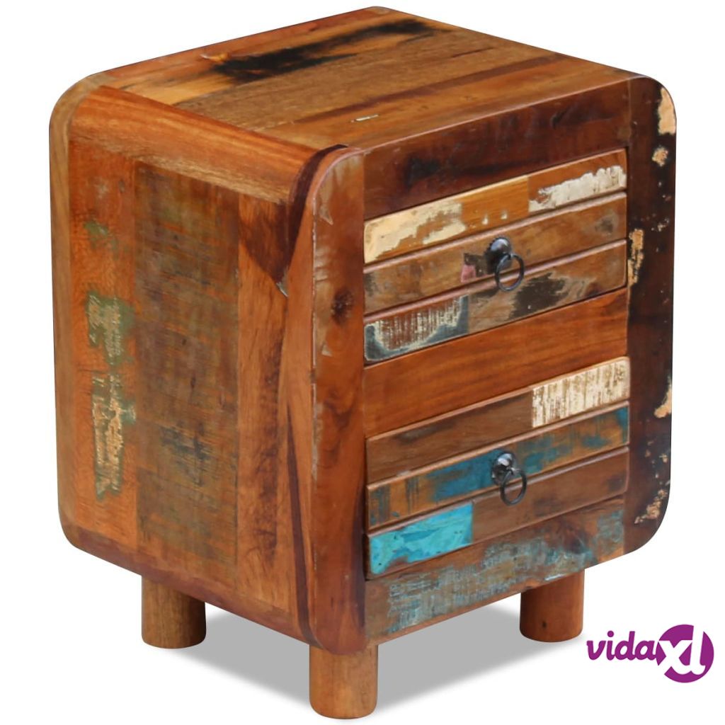 vidaXL Yöpöytä Täysi Kierrätetty Puu 43x33x51 cm, Ruokapöydät ja tuolit vidaXL Yöpöytä Täysi Kierrätetty Puu 43x33x51 cm, Ruokapöydät ja tuolit