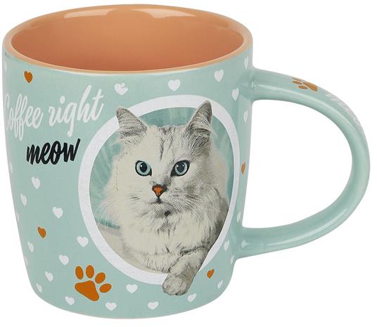 Cat Lover Coffee Right Meow Muki monivärinen