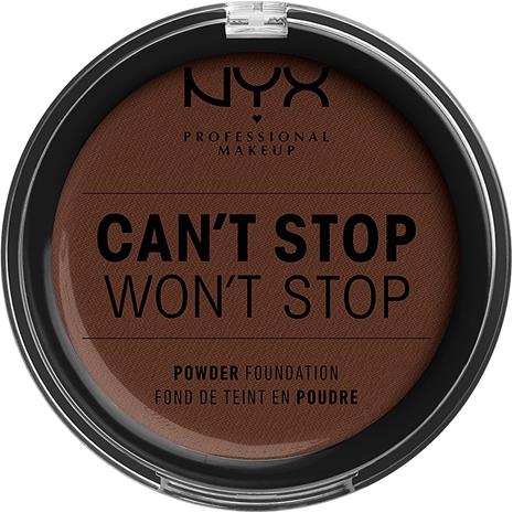 NYX Professional Makeup Cant Stop Wont Stop Powder Foundation 24 Deep Espresso