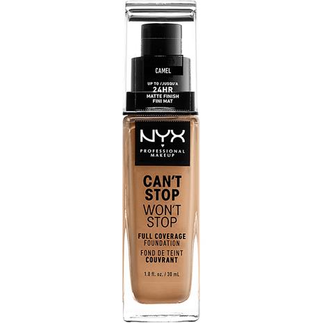 NYX Professional Makeup Cant Stop Wont Stop Foundation 12.5 Camel