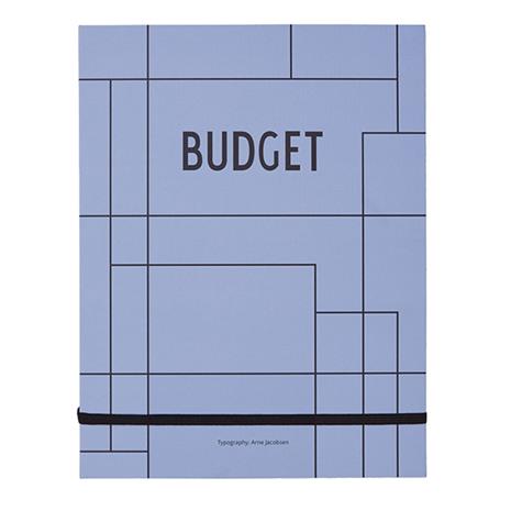 Design Letters Budget Book, tilikirja