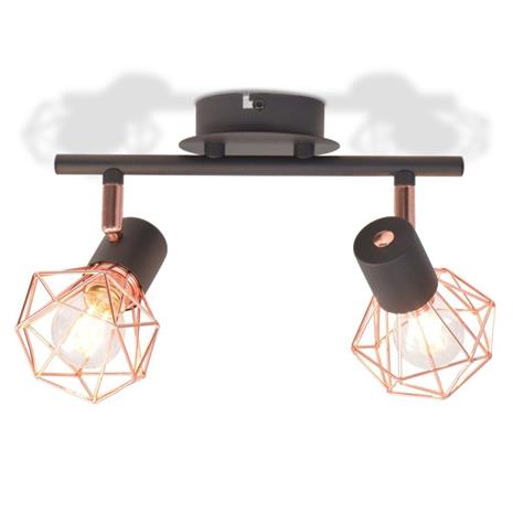 vidaXL Kattovalaisin 2 LED-lampulla 8 W