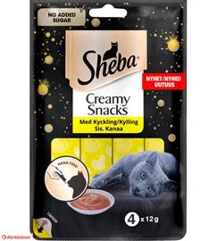 Sheba 4x12g Creamy Snacks Kanaa