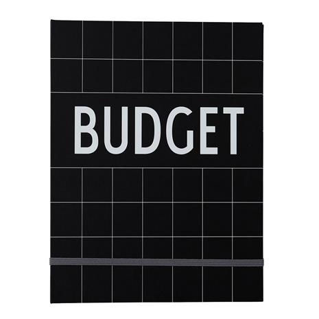 Design Letters Budget Book, tilikirja