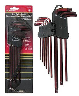 AVAINSARJA TORX 9-OS. PITKÄ