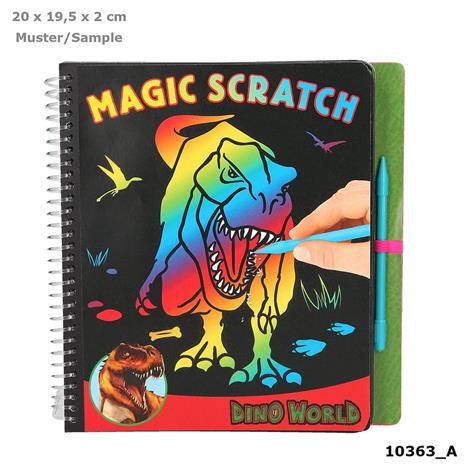 Dino World Magic Scratch Bok