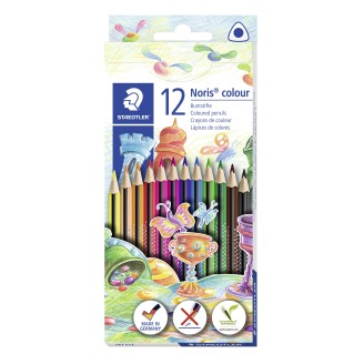 Staedtler - Noris Color Triangle Coloured Pencils, 12 pc (187 C12)