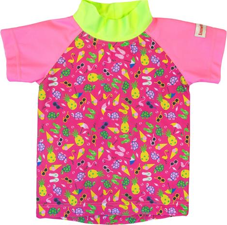 ImseVimse UV T-Paita, Pink Beach Life 62-68