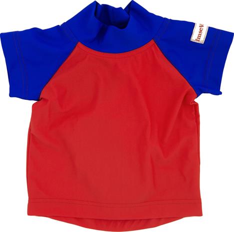 ImseVimse UV T-Paita, Red/Blue 62-68