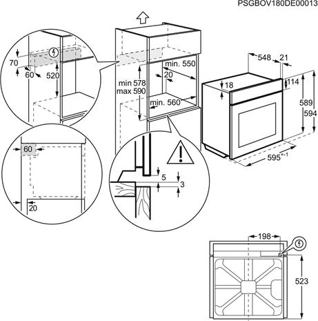 Electrolux EOD5C50Z, uuni