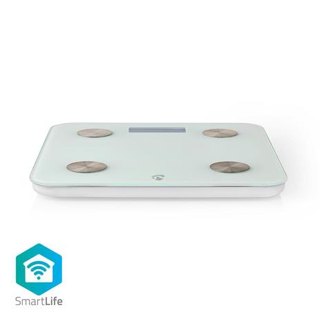 Nedis WIFIHS10WT, Wi-Fi-kehoanalyysivaaka