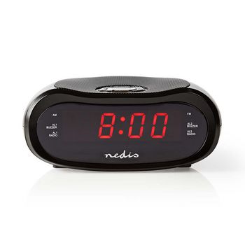 Nedis CLAR001BK, kelloradio