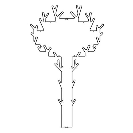 Maze Tree naulakko musta
