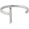 Design Letters Ring Silver A-Z J – kuva 1