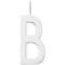 Design Letters Archetype Charm 16 mm Silver A-Z B – kuva 1