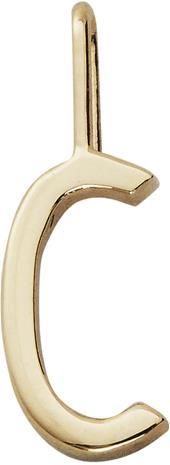 Design Letters Archetype Charm 10 mm Gold A-Z C