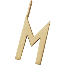 Design Letters Archetype Charm 16 mm Gold A-Z M