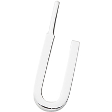 Design Letters Archetype Charm 10 mm Silver A-Z U – kuva 1/5