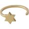 Design Letters Star Ring Gold – kuva 1