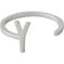 Design Letters Ring Silver A-Z Y – kuva 1