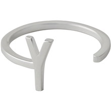 Design Letters Ring Silver A-Z Y – kuva 1/1