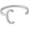 Design Letters Ring Silver A-Z C – kuva 1