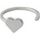 Design Letters Heart Ring Silver – kuva 1