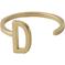 Design Letters Ring Gold A-Z D – kuva 1