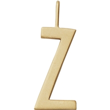 Design Letters Archetype Charm 16 mm Gold A-Z Z