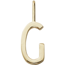 Design Letters Archetype Charm 10 mm Gold A-Z G