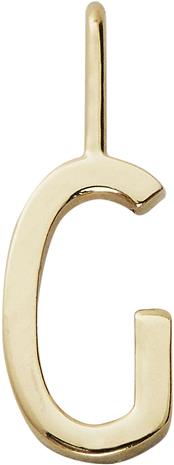Design Letters Archetype Charm 10 mm Gold A-Z G
