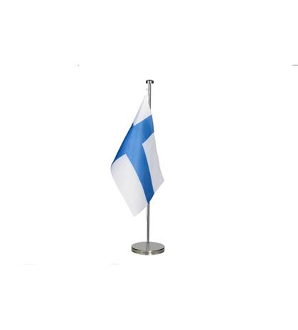 Pöydälle Suomen Lippu