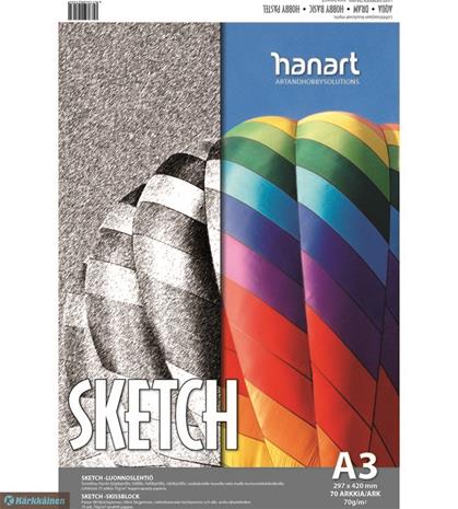 Hanart Sketch A3 luonnoslehtiö
