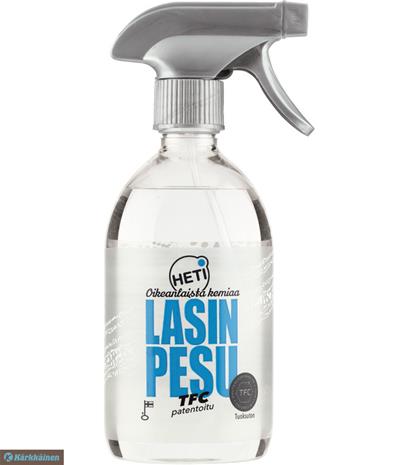 Heti 500 ml lasinpesu
