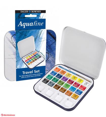DR Aquafine 24kpl akvarelli matkasetti