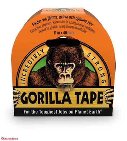 Gorilla Tape Black 11m x 48mm musta teippi