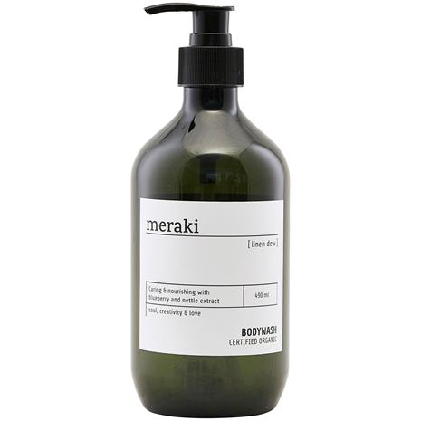 Meraki Linen Dew Body Wash, 490 ml