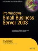 Pro Windows Small Business Server 2003 (Tony Campbell), kirja