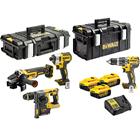 DeWalt Akkukonesarja DCK422P3 XR 18V 3x5,0Ah, DCG405 + DCH273 + DCD796 + DCF887