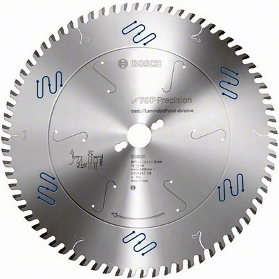 Bosch 2608642104 Top Precision Best for Laminated Panel Sahanterä 48T