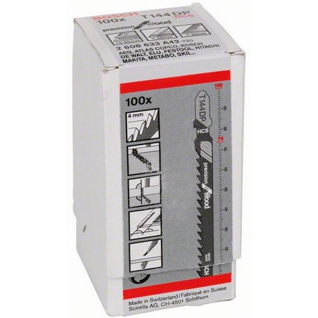 Bosch Precision for Wood Pistosahanterä 100mm, 100 kpl