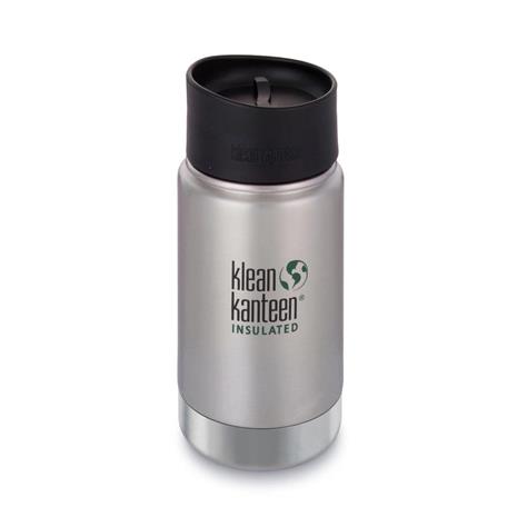 Klean Kanteen TKWide termospullo 355ml (Wide Café-korkki), harjattu teräs