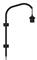 Umage Willow Mini Wall Stand, black – kuva 1
